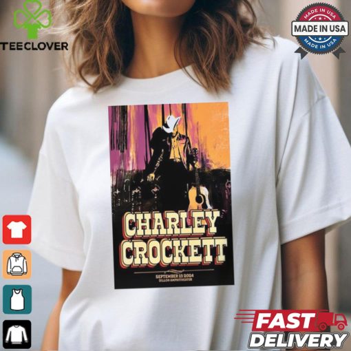 Charley Crockett Sep 13 2024 Dillon Amphitheater in Dillon CO Poster Shirt