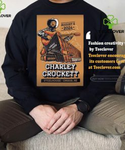 Charley Crockett Steelhouse Omaha in Omaha NE Aug 4 2024 Poster shirt