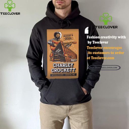 Charley Crockett Steelhouse Omaha in Omaha NE Aug 4 2024 Poster shirt