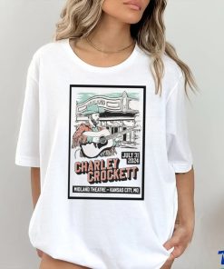 Charley Crockett Tour In Kansas City MO On July 31 2024 Poster shirt