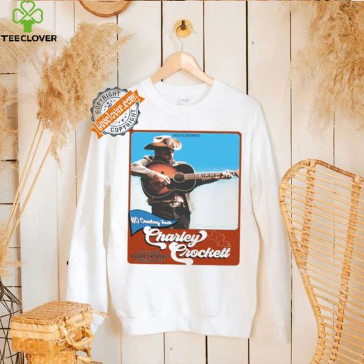 Charley crockett july 22 2024 cleveland oh poster shirt