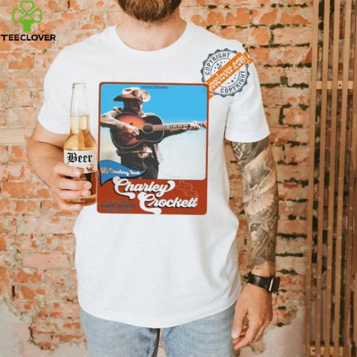 Charley crockett july 22 2024 cleveland oh poster shirt