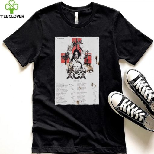 Charli XCX World Tour 2024 Poster Shirt