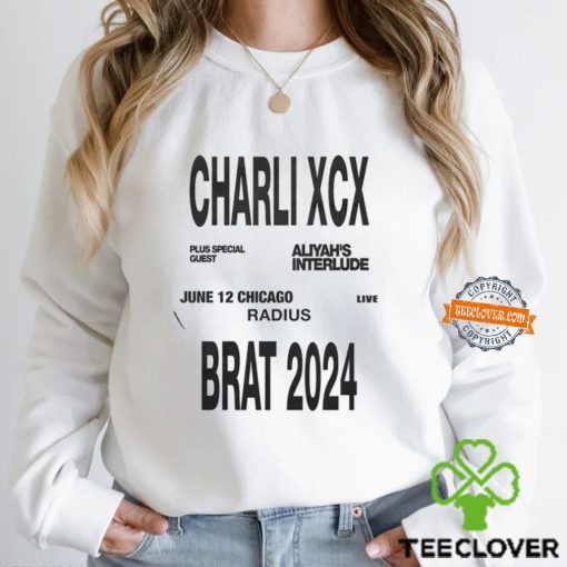 Charli Xcx Brat 2024 Jun 12 Chicago Radius Shirt