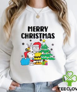 Charlie And Snoopy Merry Christmas Shirt