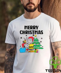 Charlie And Snoopy Merry Christmas Shirt