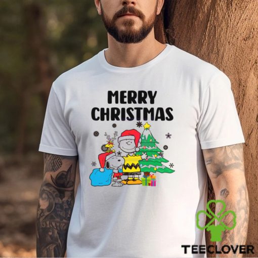 Charlie And Snoopy Merry Christmas Shirt