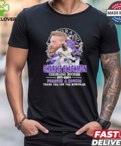 Charlie Blackmon Colorado Rockies 2011 2024 Forever A Rockie Signature Shirt 1 Charlie Blackmon Colorado Rockies 2011 2024 Forever A Rockie Signature Shirt