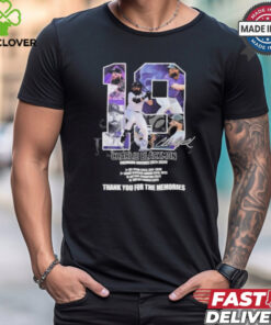 Charlie Blackmon Colorado Rockies 2011 2024 Thank You For The Memories Shirt 1 Charlie Blackmon Colorado Rockies 2011 2024 Thank You For The Memories Shirt