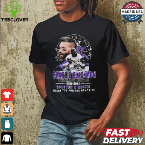 Charlie Blackmon Colorado Rockies 2011 2024 Thank You For The Memories Signature T shirt