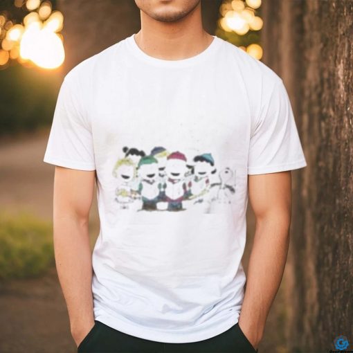 Charlie Brown And Friends Singing Merry Christmas Shirt