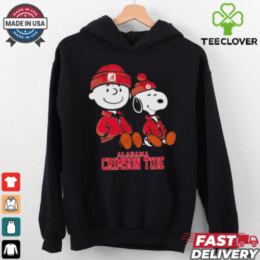 Charlie Brown And Snoopy Alabama Crimson Tider Shirt