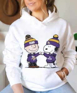 Charlie Brown And Snoopy Nfl Minnesota Vikings Football Go Vikings Cartoon T Shirt