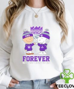Charlie Brown And Snoopy Sacramento Kings Forever Not Just When We Win Shirt