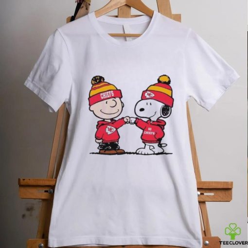 Charlie Brown And Snoopy Wear Kansas City Chiefs Shirt