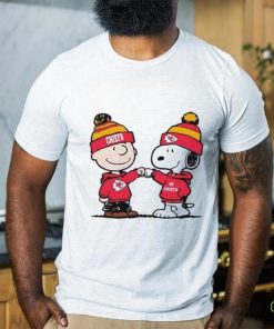 Charlie Brown And Snoopy Wear Kansas City Chiefs Shirt