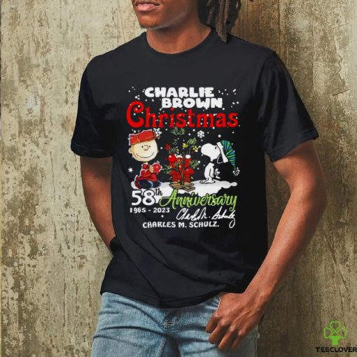 Charlie Brown Christmas 58th Anniversary 1965 2023 Charles M Schulz Snoopy T Shirt