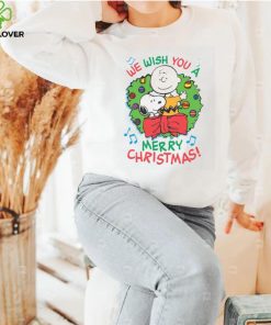 Charlie Brown Christmas T shirt We Wish You A Merry Christmas
