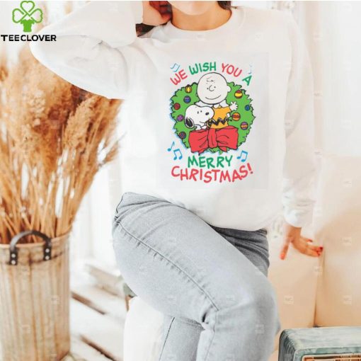 Charlie Brown Christmas T shirt We Wish You A Merry Christmas