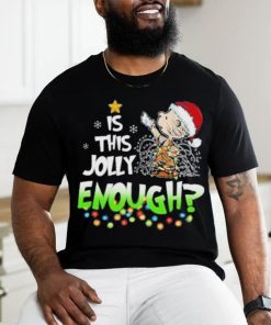 Charlie Brown Is This Jolly Enough Snoopy Christmas Shirt 3 Charlie Brown Is This Jolly Enough Snoopy Christmas Shirt