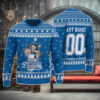 Personalized Los Angeles Dodgers Red And Blue Christmas Sweater