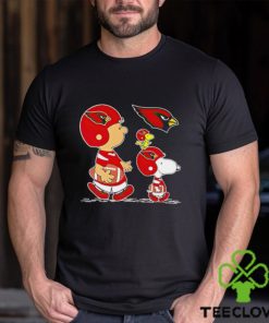 Charlie Brown Snoopy And Woodstock Arizona Cardinals Football shirt