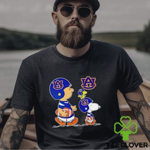 Charlie Brown Snoopy And Woodstock Auburn Tigers Football shirt