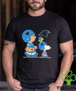 Charlie Brown Snoopy And Woodstock Carolina Panthers Football shirt