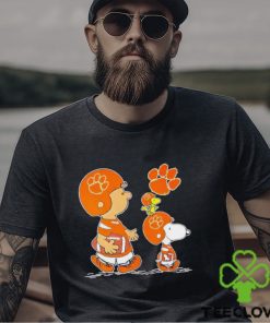 Charlie Brown Snoopy And Woodstock Clemson Tigers Football shirt