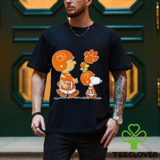 Charlie Brown Snoopy And Woodstock Clemson Tigers Football shirt