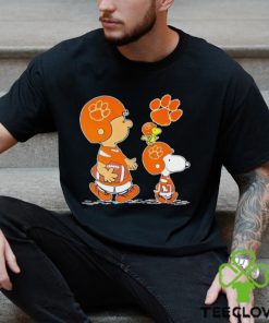 Charlie Brown Snoopy And Woodstock Clemson Tigers Football shirt