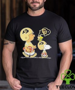 Charlie Brown Snoopy And Woodstock Colorado Buffaloes Football shirt