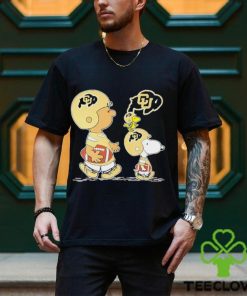 Charlie Brown Snoopy And Woodstock Colorado Buffaloes Football shirt