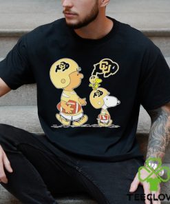 Charlie Brown Snoopy And Woodstock Colorado Buffaloes Football shirt