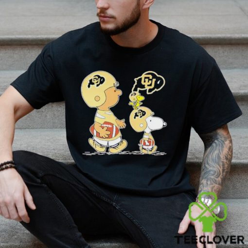 Charlie Brown Snoopy And Woodstock Colorado Buffaloes Football shirt