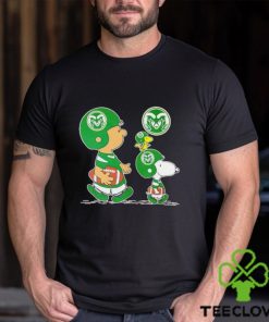 Charlie Brown Snoopy And Woodstock Colorado State Rams Football shirt