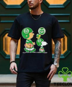 Charlie Brown Snoopy And Woodstock Colorado State Rams Football shirt