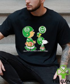 Charlie Brown Snoopy And Woodstock Colorado State Rams Football shirt