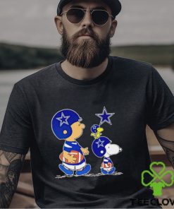 Charlie Brown Snoopy And Woodstock Dallas Cowboys Football shirt
