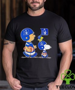Charlie Brown Snoopy And Woodstock Duke Blue Devils Football shirt