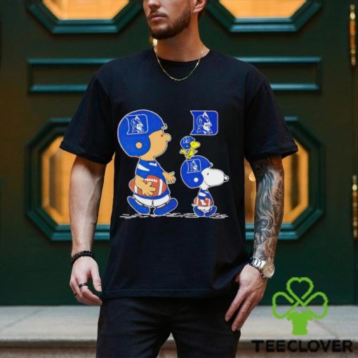 Charlie Brown Snoopy And Woodstock Duke Blue Devils Football shirt