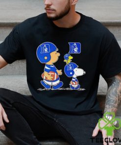 Charlie Brown Snoopy And Woodstock Duke Blue Devils Football shirt