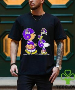 Charlie Brown Snoopy And Woodstock East Carolina Pirates Football shirt
