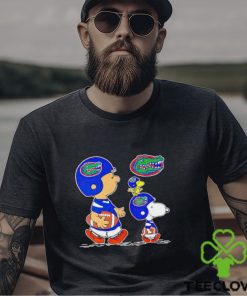Charlie Brown Snoopy And Woodstock Florida Gators Football shirt