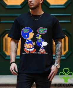 Charlie Brown Snoopy And Woodstock Florida Gators Football shirt