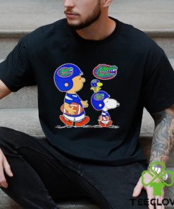 Charlie Brown Snoopy And Woodstock Florida Gators Football shirt