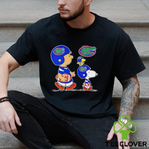 Charlie Brown Snoopy And Woodstock Florida Gators Football shirt