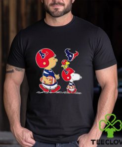 Charlie Brown Snoopy And Woodstock Houston Texans Football shirt