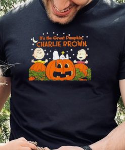Charlie Brown Snoopy And Woodstock Its The Great Pumpkin Charie Brown Halloween Shirt