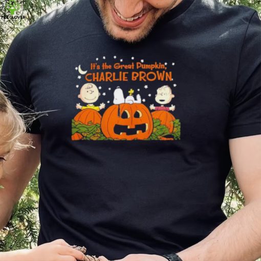 Charlie Brown Snoopy And Woodstock Its The Great Pumpkin Charie Brown Halloween Shirt